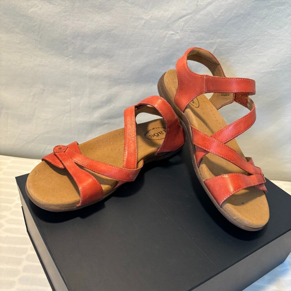NWOT taos Big Time Sandals, Color: Bruschetta Leather, Womens US size 11